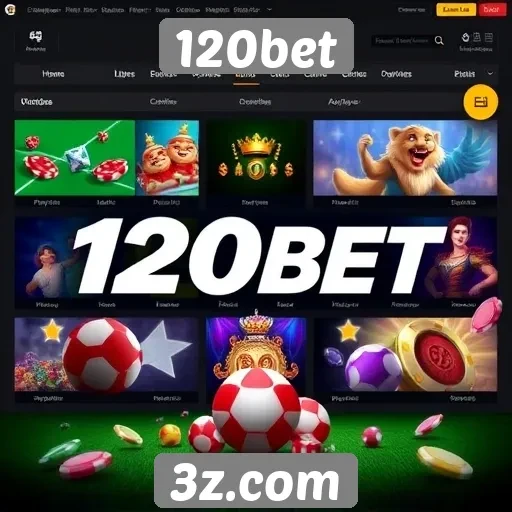 120bet oferece ampla variedade de jogos online